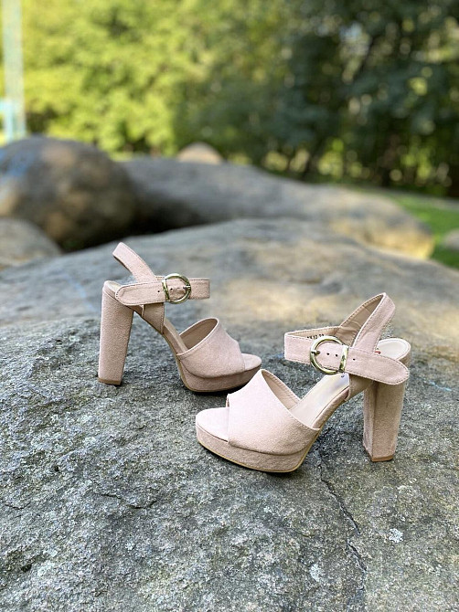 Seastar Босоніжки жіночі SEASTAR KK10 пудра (літо, еко-замша) (1016) лише 38р.і 40р. Коломия - фото 6