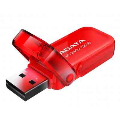 USB флеш накопичувач ADATA 32GB UV240 Red USB 2.0 (AUV240-32G-RRD) Вінниця