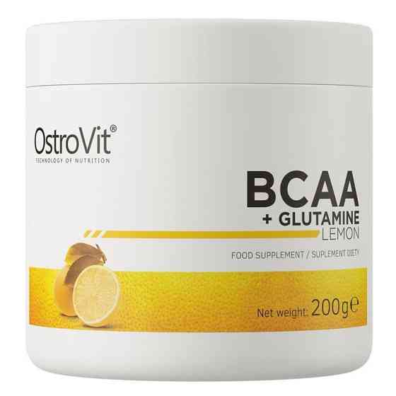 Амінокислотний комплекс BCAA + Glutamine 200 g Orange Луцьк
