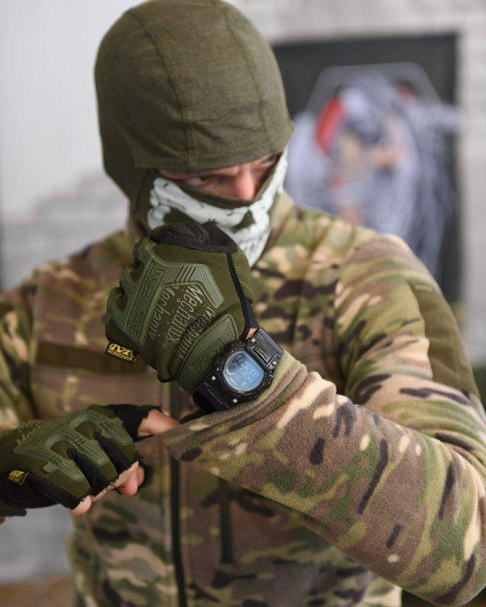 Кофта мультикам флиска мужская на змейке Одесса - изображение 5