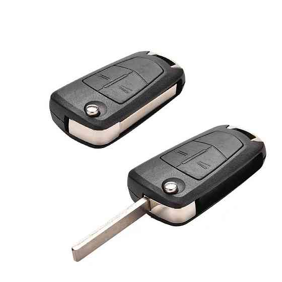 Ключ заготовка Opel с чипом и 2 кнопками Киев