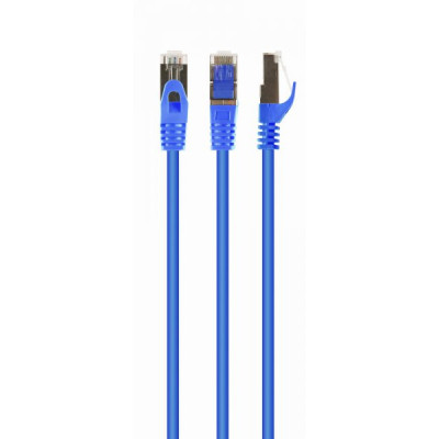 Патч-корд 20м S/FTP Cat 6A CU LSZH blue Cablexpert (PP6A-LSZHCU-B-20M) Вінниця - фото 1