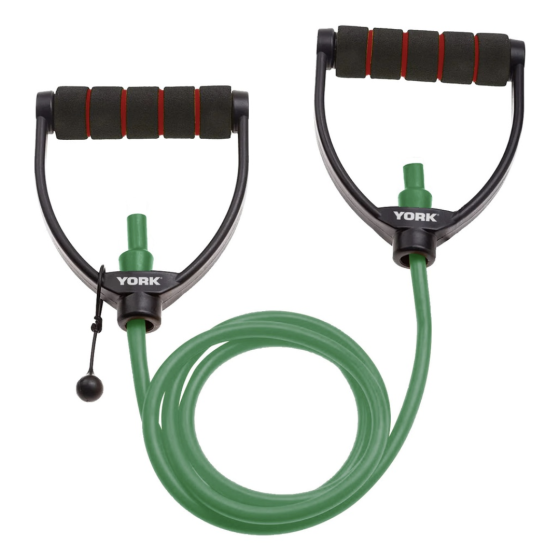 Еспандер трубчастий з ручками York X-Heavy, зелений Киев