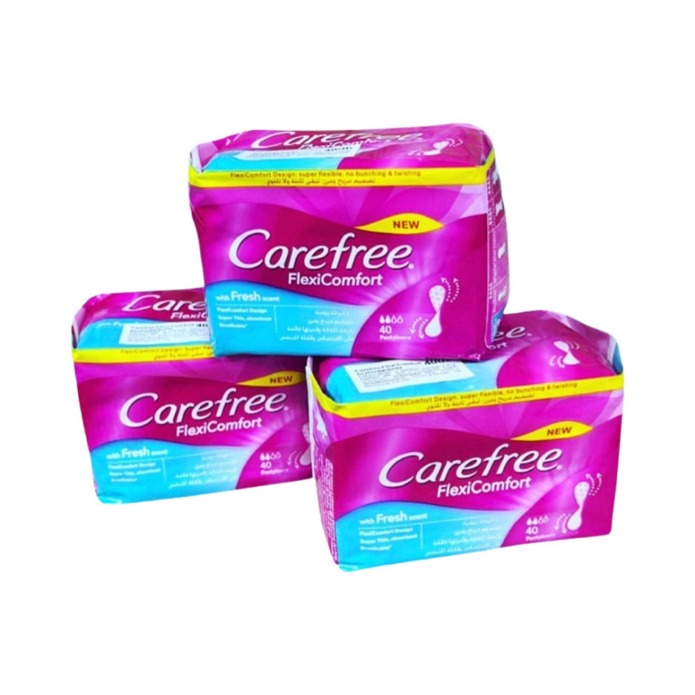 Гігієнічні прокладки, 40 шт. Carefree Flexi Comfort Cotton Feel Fresh Scent Виноградів - фото 2