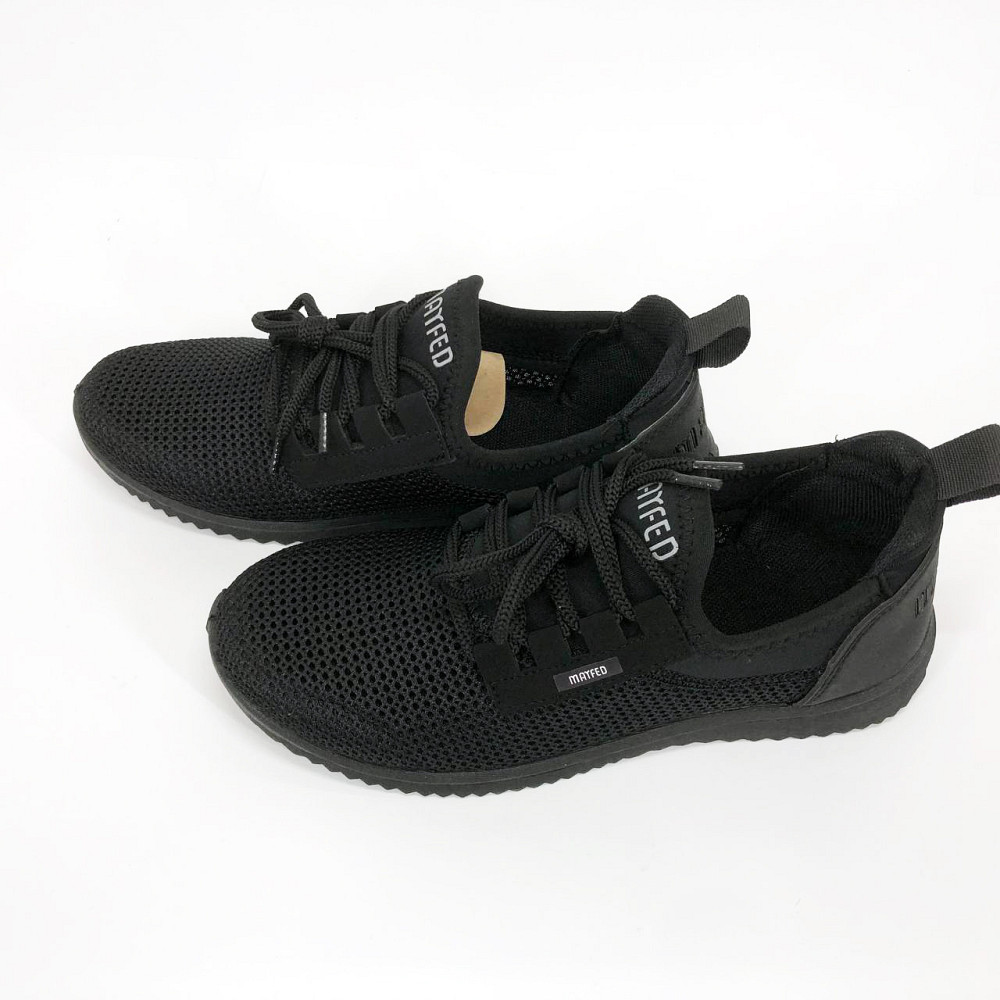 Весняні кросівки з сіткою, Кросівки для повсякденного носіння Чорні текстильні SY-23 Львів - фото 8