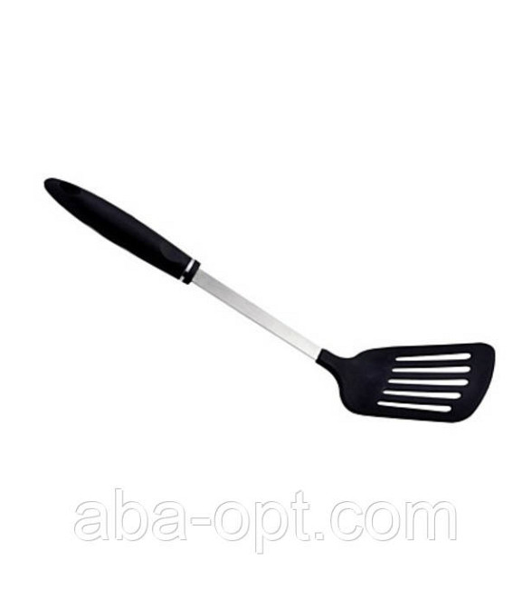 Лопатка тефлонова з прорізом Блек L 34 см (шт) Одеса - фото 1