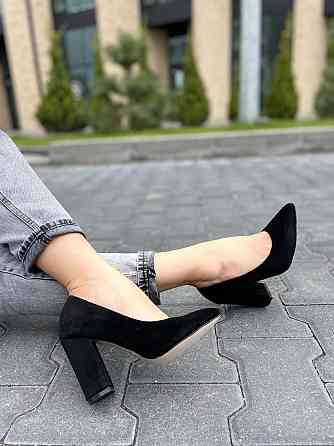 Nivelle Туфлі жіночі NIVELLE чорні натуральна замша каблук 9 см 36р (5168) Коломыя