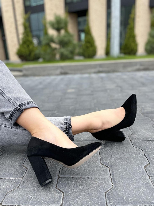 Nivelle Туфлі жіночі NIVELLE чорні натуральна замша каблук 9 см 36р (5168) Коломыя - изображение 3