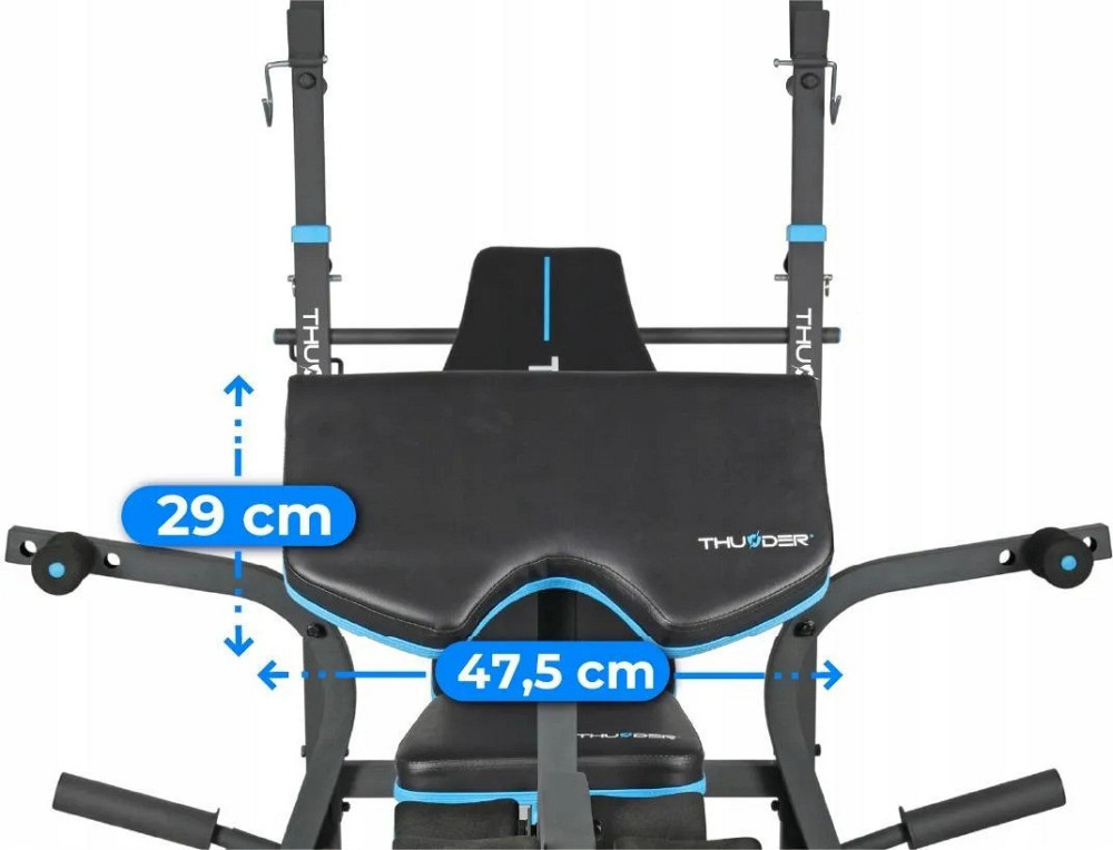 Багатофункціональна тренажерна лава VIGOR-B THUNDER Київ - фото 2