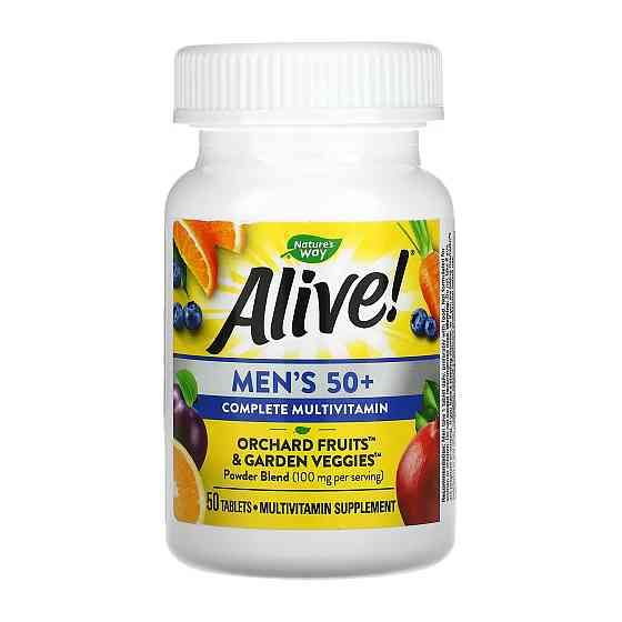 Комплекс для мужчин 50+ Nature's Way Men's 50+ Complete Multivitamin - 50 tabs Луцк