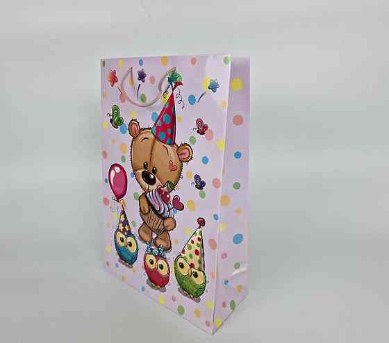 Пакет бумажный гигант вертиркальный30х42х12)(артGV-017) (12 шт) Харьков