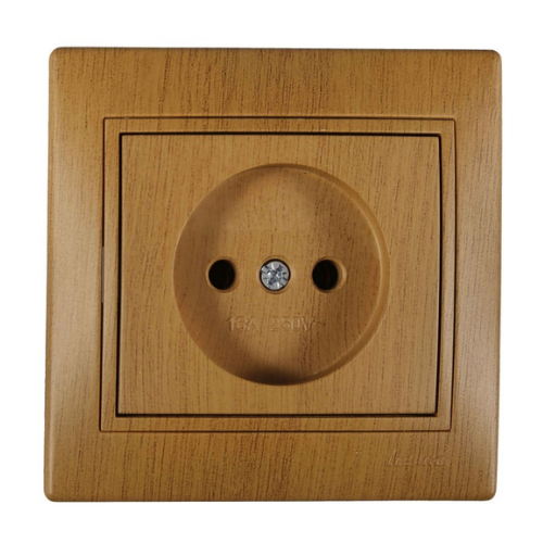 MIRA дуб класичний матовий Розетка внутрішня без заземлення Лезард Житомир - изображение 1