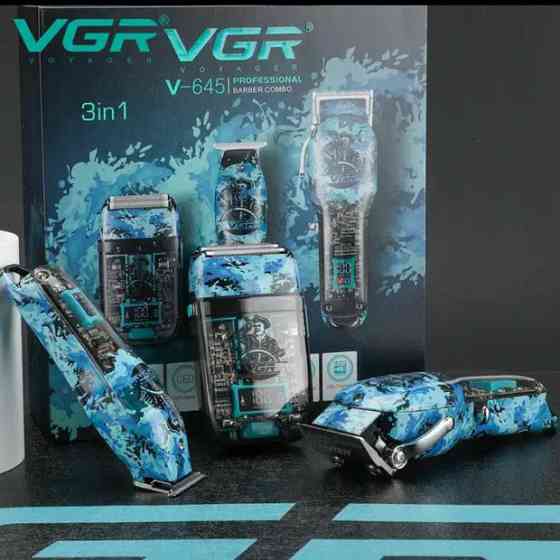 Тример для скронь VGR V-645, Бездротові машинки для стрижки, Машинка для HU-147 стрижки бороді Київ