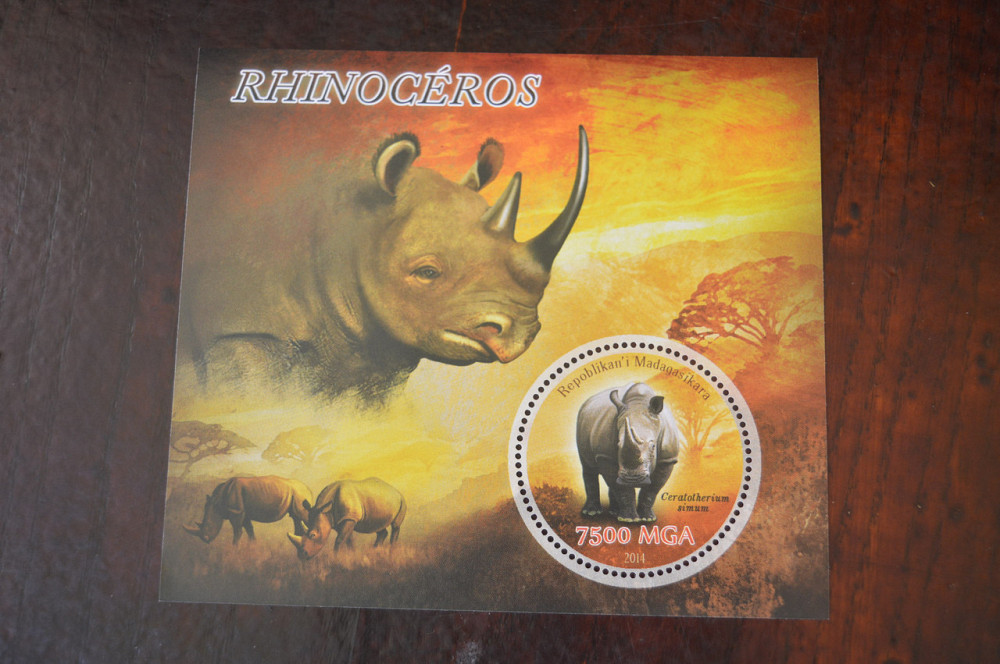 Мадагаскар. Фауна. Личности. Блок. (А-35) Полтава - изображение 1