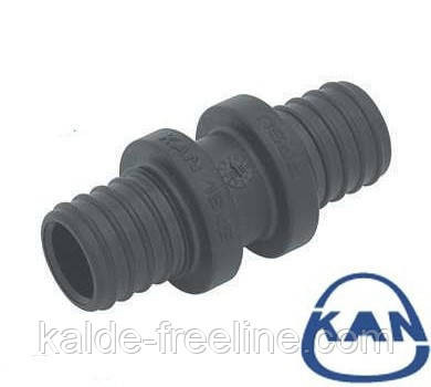 Соединитель KAN-therm двусторонний 18*2,5/14*2 (пластик) Харьков - изображение 1