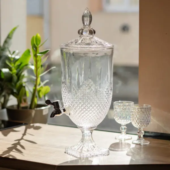 Лимонадниця Ocean Crystal 5 літрів із краном для мохіто соку напоїв HP-19-300 Коломия