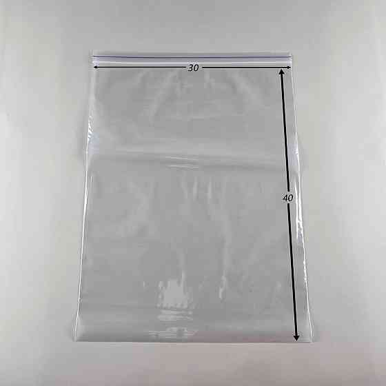 Пакет з замком Zip-lock 30х40(100шт) (1 пач.) Харків
