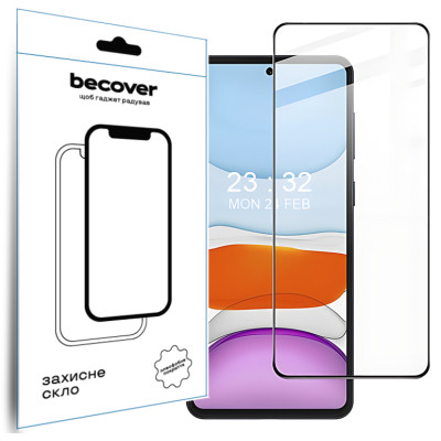 Стекло защитное BeCover Oppo A60 Black (711666) Винница - изображение 1