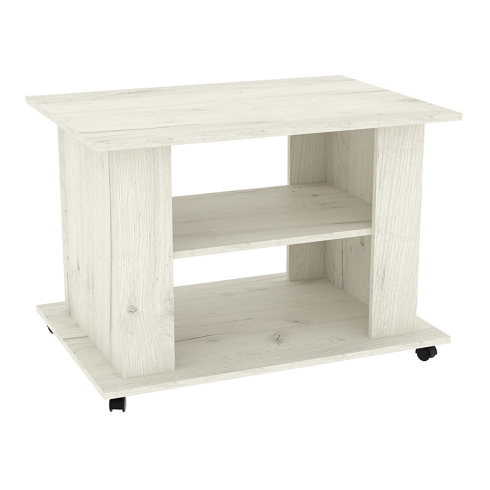 Стол журнальный Квант №3, Дуб Крафт Білий, 850/600/600 Львов - изображение 1