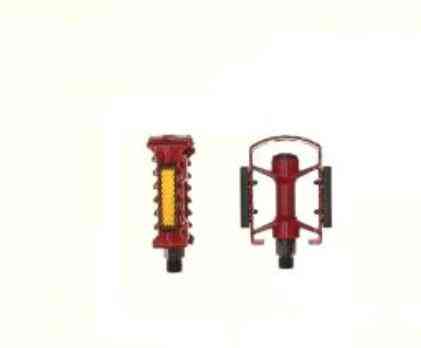 Педалі велосипедні (з катафотами, метал, червоні) Мукачево