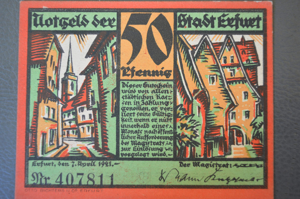 Німеччина. Нотгельд. 50 Pf ( 10 ) Полтава - фото 1