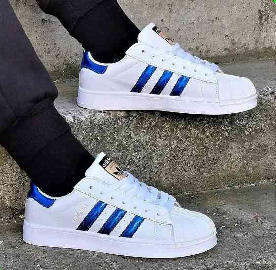 Кроссовки Adidas Superstar Белые Адидас Суперстар Кожаные Женские (размеры: 36,37,38,39,40) - 29-7 Видео Обзор Днепр