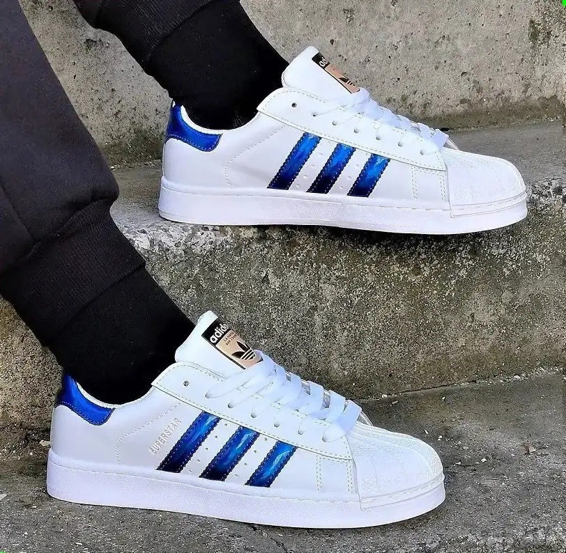 Кроссовки Adidas Superstar Белые Адидас Суперстар Кожаные Женские (размеры: 36,37,38,39,40) - 29-7 Видео Обзор Днепр - изображение 2
