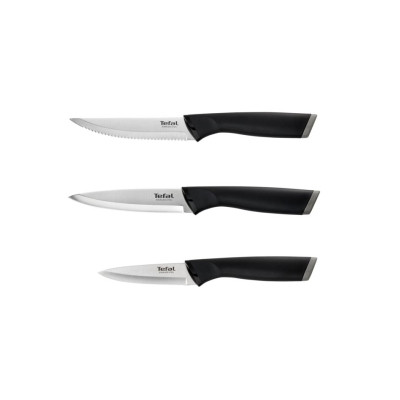 Набор ножей Tefal Essential 3шт, нержавіюча сталь, пластик, чорний (K2219455) Винница - изображение 2