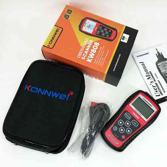 Тестер для діагностики автомобілів Konnwei KW808 OBD II/EOBD, Тестер діагностика, EW-765 Автомобільний сканер Київ