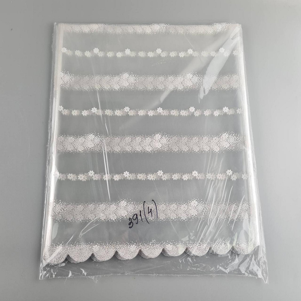 Пакет із малюнком для пакування подарунків (30*40) No391 (4) (ажурний) "Візерунок" (100 шт.) Харків - фото 2