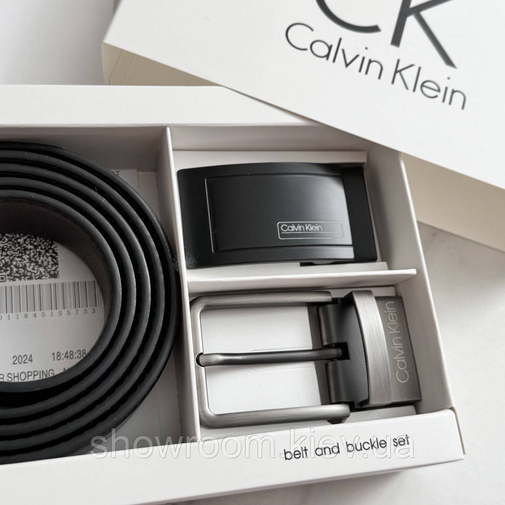 Чоловічий подарунковий набір (ремінь із двома пряжками) (408) Київ - фото 2