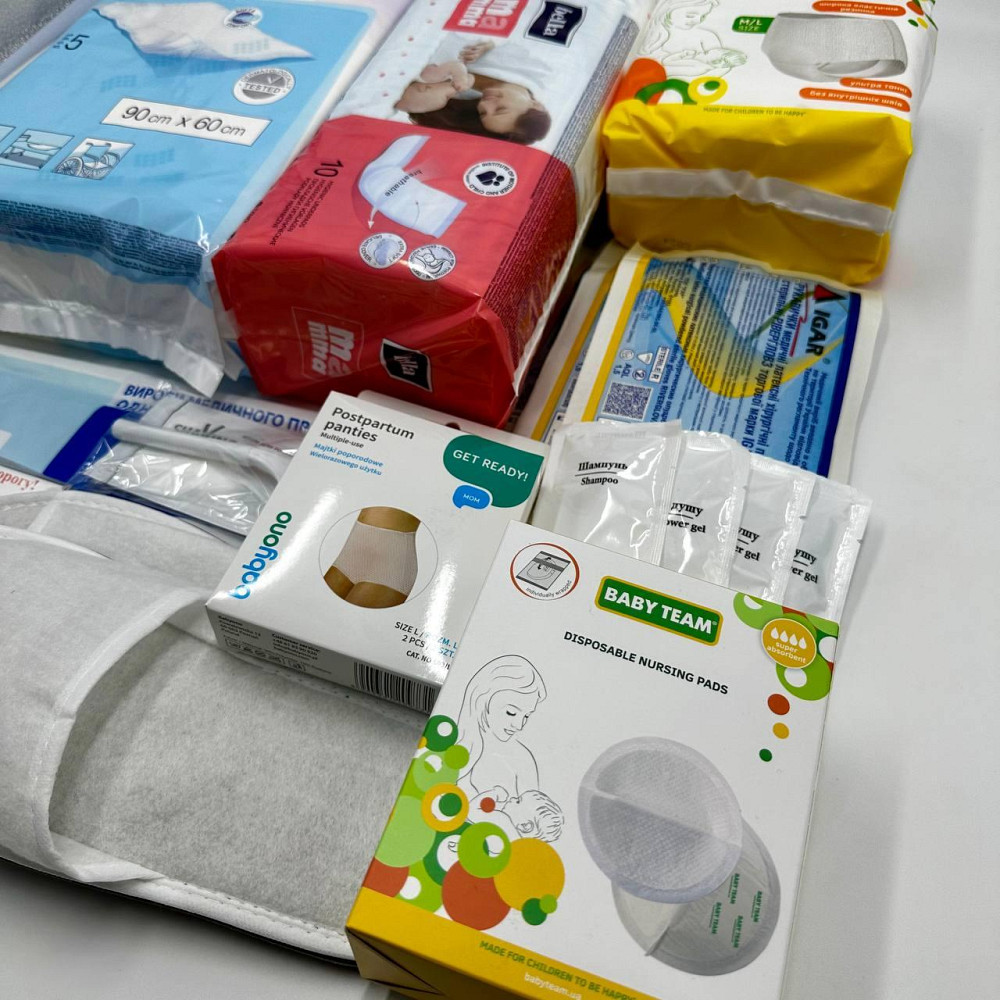Набір у пологовий будинок для породіллі - необхідний мінімум для майбутніх мам 10 одиниць ЕкоМама Кривий Ріг - фото 3