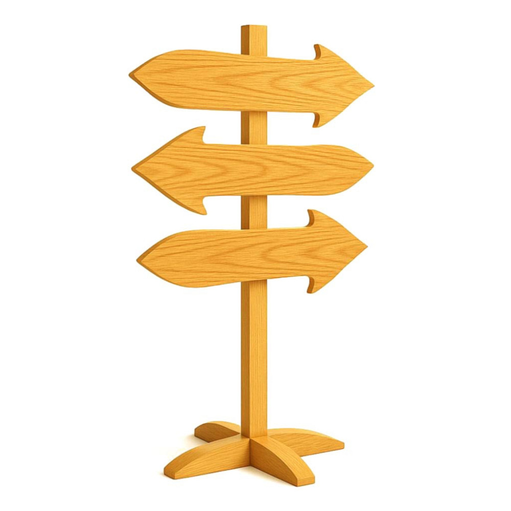 Напольная стрелка-указатель 