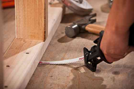 Полотно для шабельних пил AX FANG TIP MILWAUKEE, 300х5,0 мм, (5 шт.) (деревина з цвяхами) Одеса