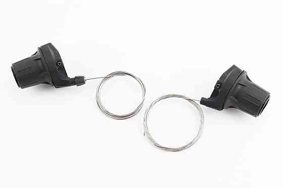 Перемикачі (грипшифт) 3x7 швидкості, чорні SL-RV300 Київ