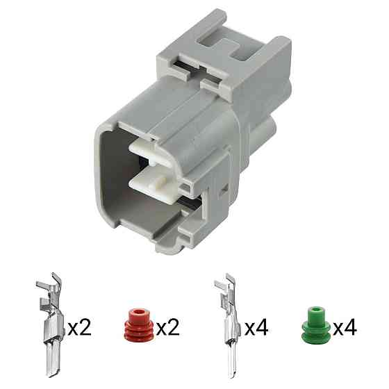 Разъем коннектор 6-кон., 6188-0187, SUMITOMO Япония универс., Моторный отсек, Lexus, Toyota 40958 Киев