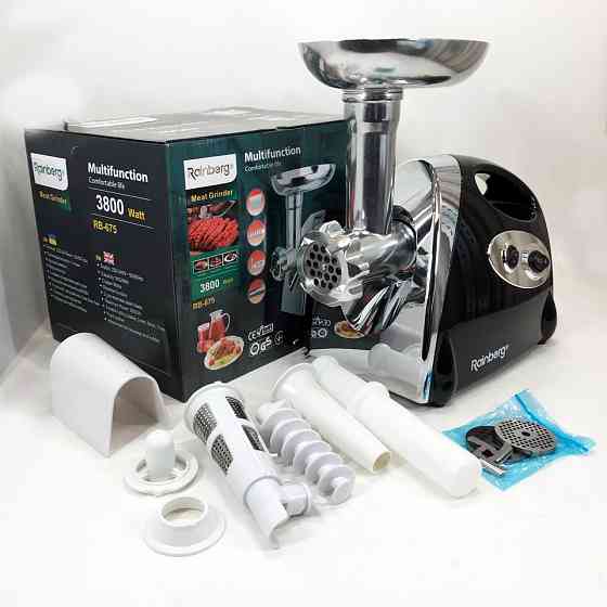 Електром'ясорубка з насадками для овочів, Електром'ясорубка для дому електрична з насадками WN-21 Львів