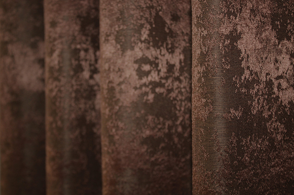 Комплект коротких штор VR-Textil Жаккард Sultan YL № 1202ш Шоколадный 130х170 см 2 шт (35-0078) Киев - изображение 7