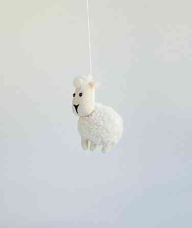 Мягкая фетровая игрушка овечка ручной работы – безопасная развивающая игрушка Киев