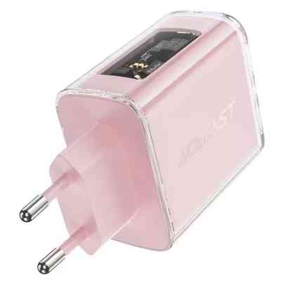 Зарядний пристрій Acefast 3xUSB 65W (2xUSB-C+USB-A) Gan A45 Fast Charger Cherry blossom (6974316282082) Вінниця
