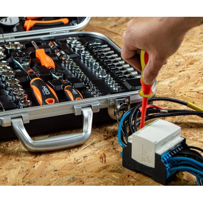 Набор инструментов Neo Tools діелектричних VDE 1000V, 108шт, CrV, кейс (01-310-1) Винница - изображение 5