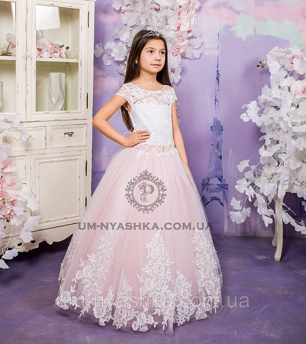 Длинное нарядное платье Дианочка  на 4-5, 6-7, 8-9 лет Кривой Рог - изображение 6