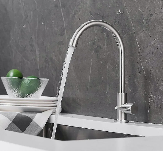 Монокран на холодну воду Zerix MONO-01 нержавіюча сталь INOX-SUS-304 (ZX3241) Чернівці - фото 3