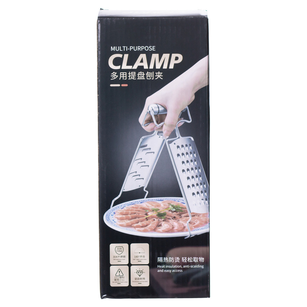 Терка кухонна з нержавіючої сталі 9×4×24 (см) ручна двостороння терка для овочів HP-8-9 Коломия - фото 6