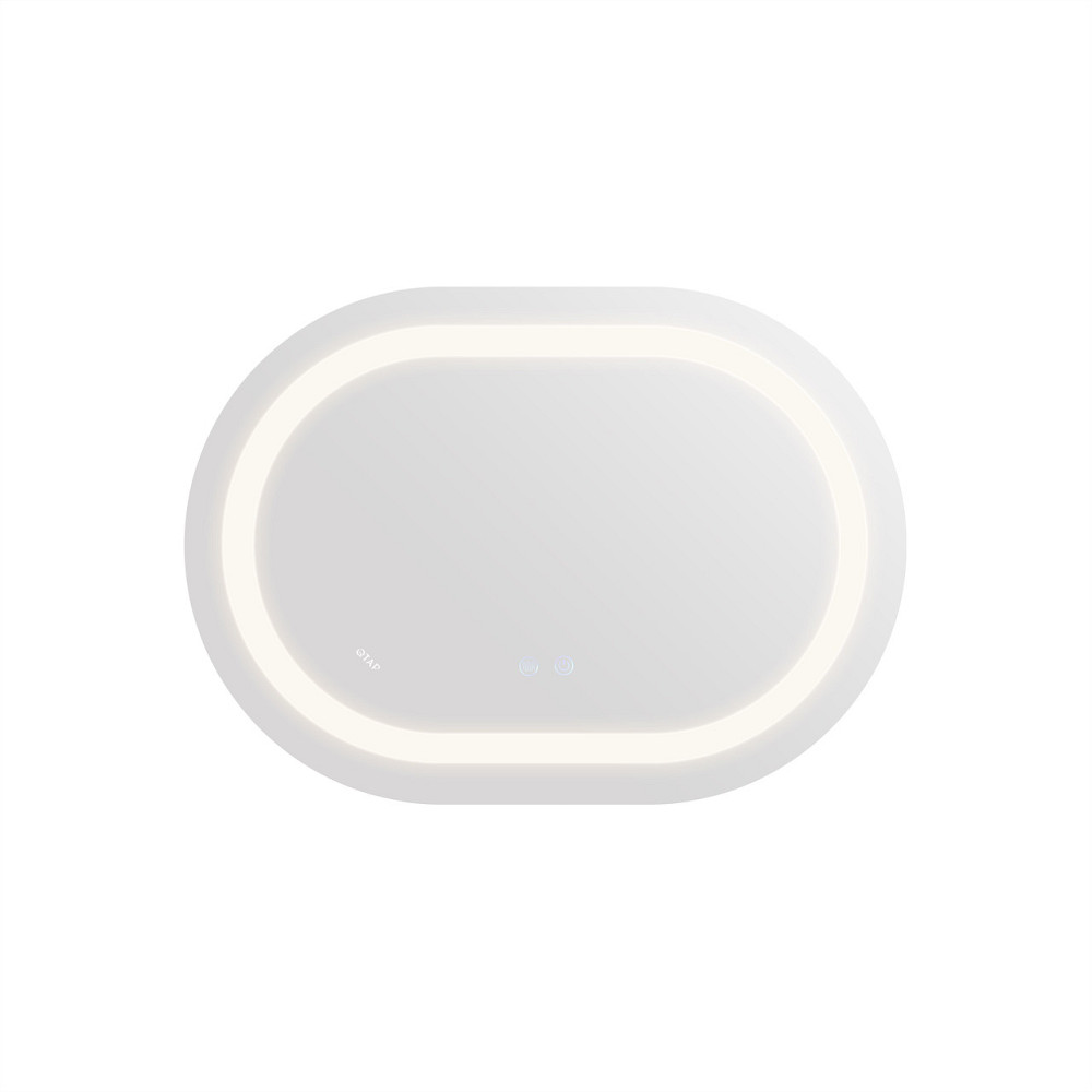 Дзеркало Qtap Gemini 600х800 з LED-підсвіткою Touch, з антизапотіванням, з димером, рев. темп. кольору (3000-6500K) Reverse Київ - фото 6