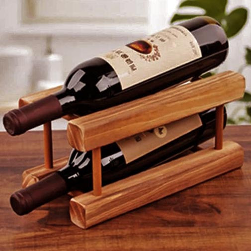 Настольная винная полка 