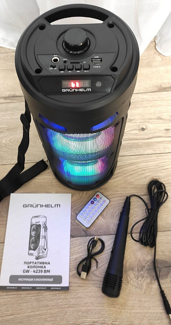 Портативная Bluetooth колонка GRUNHELM GW-4239BM. Киев - изображение 3