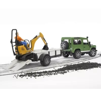 Спецтехника Bruder Мини-экскаватор CAT с фигуркой (62002) Винница