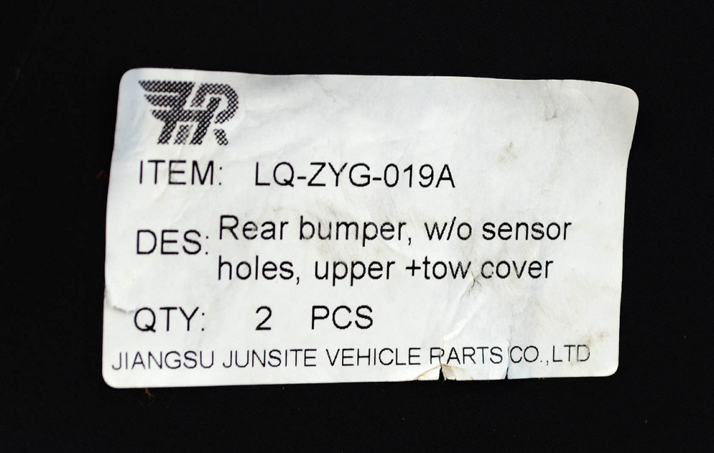 Бампер Джип Чероки 5 KL (2014-2017) дорест верхня частина без парктроніка із заглушкою під гак задній Мукачево - фото 3