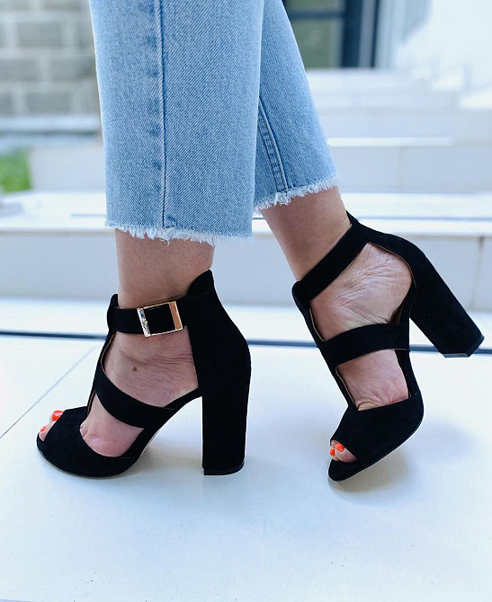 SANTINI Босоніжки жіночі SANTINI 259317-21 чорні (літо, замша натуральна) (3762) Коломыя - изображение 8